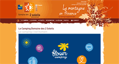 Desktop Screenshot of domaine-2soleils.com